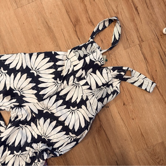 Farm Rio Black Floral Jumpsuit M - Picture 5 of 6